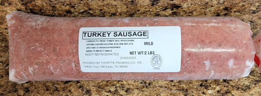 Keith's Farm Turkey Sausage 5-2lb Rolls